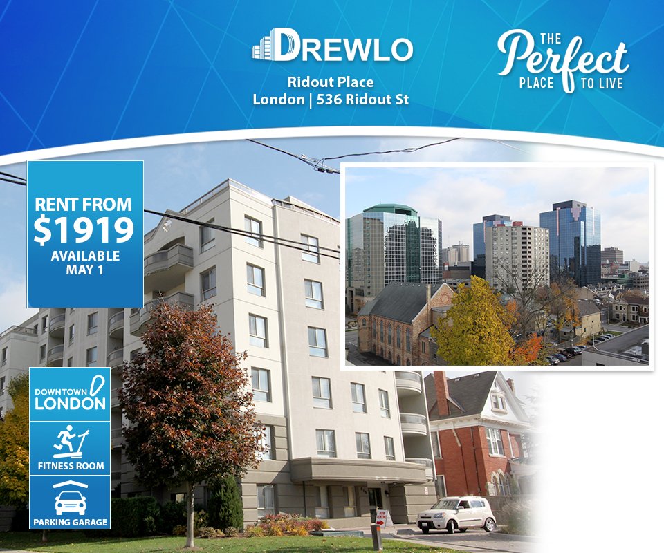 Drewlo Rentals Ldn On Twitter Rare 3 Bedroom Apartment Downtown Call 519 675 1327 Rental Drewloholdings S Apartments For Rent Ridout Place London Getdtl Ldnont Londonontario