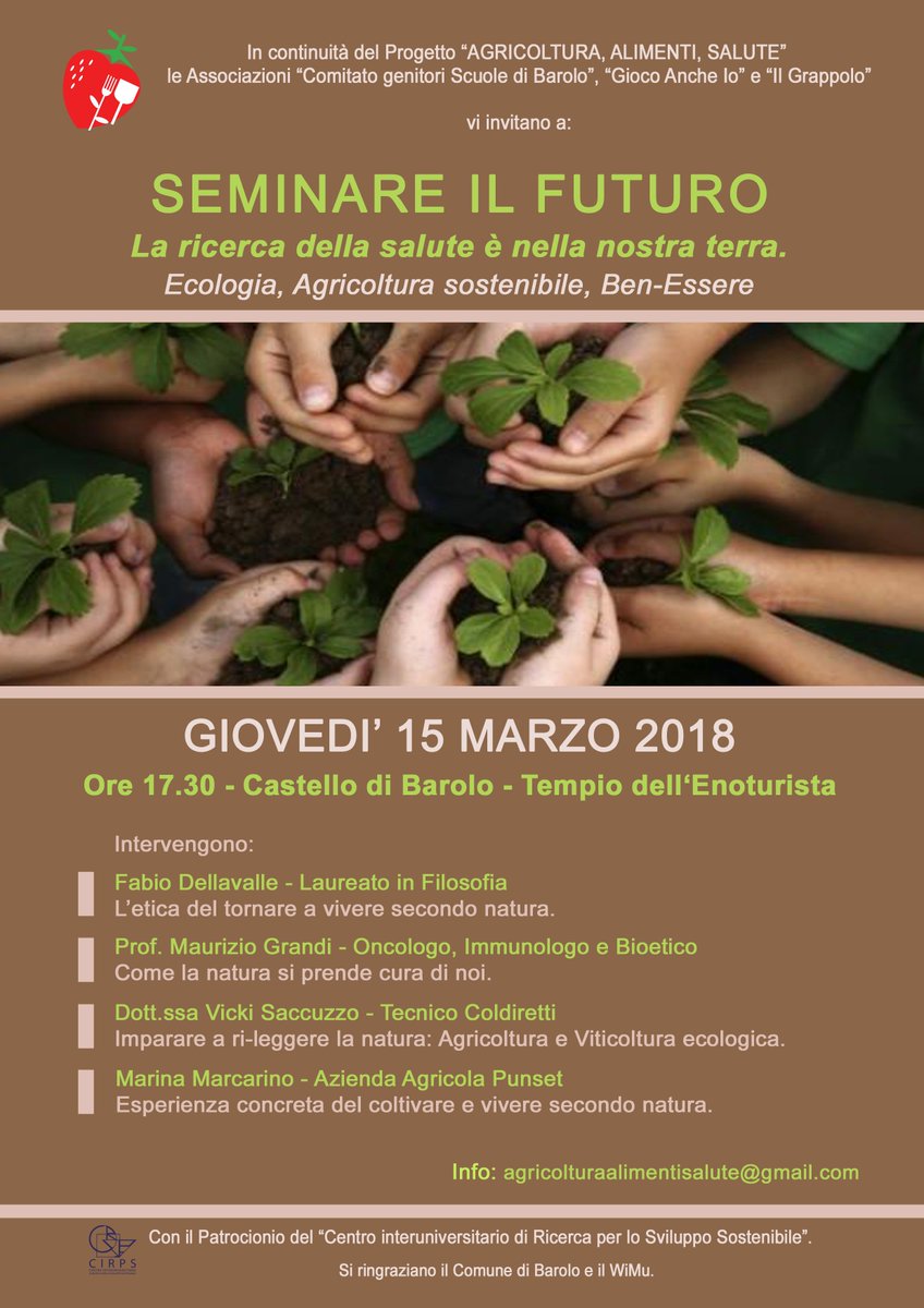fabiodellavalle's tweet photo. Seminiamo il futuro... #Barolo 🌱🌍🍇 https://t.co/Xxmt8KAPPn