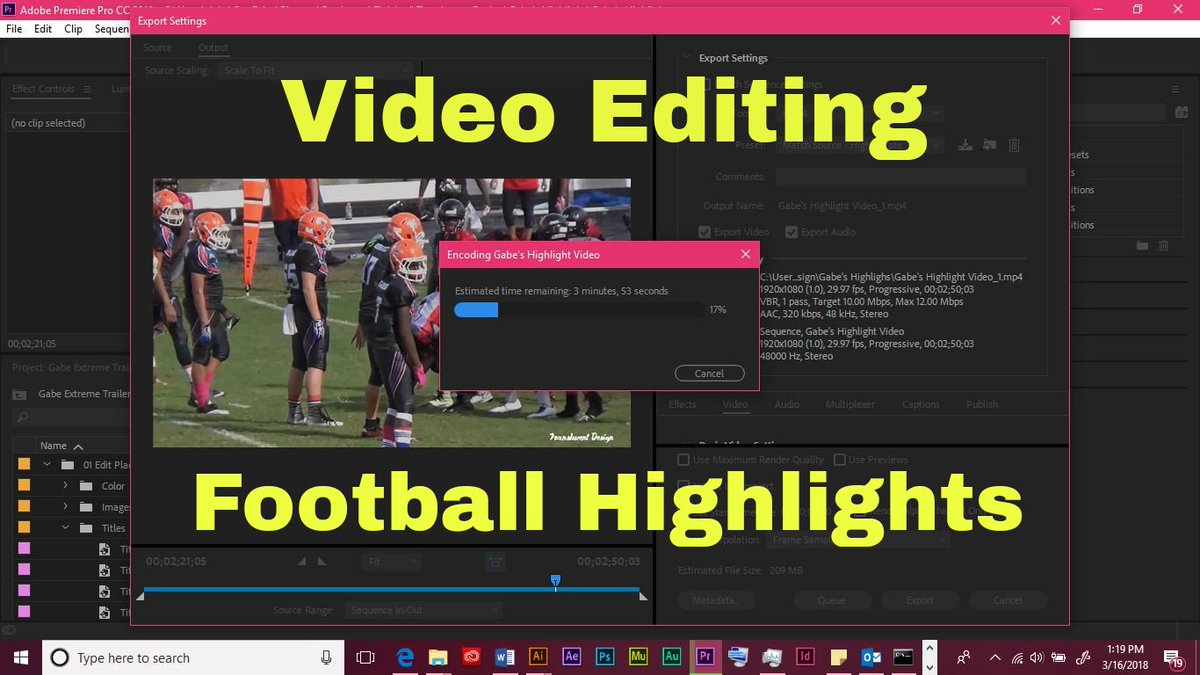 OfficialTDJax's tweet photo. Video editing for a client...I think it's safe to say she loved it. #football #graphicdesign #footballhighlights #highlights #graphics #videoediting #premierpro #translucentdesignjax #womenentrepreneurs #businessowner #entrepreneur #socialmedia #business #brand #branding #design https://t.co/bt8GvJcxCm