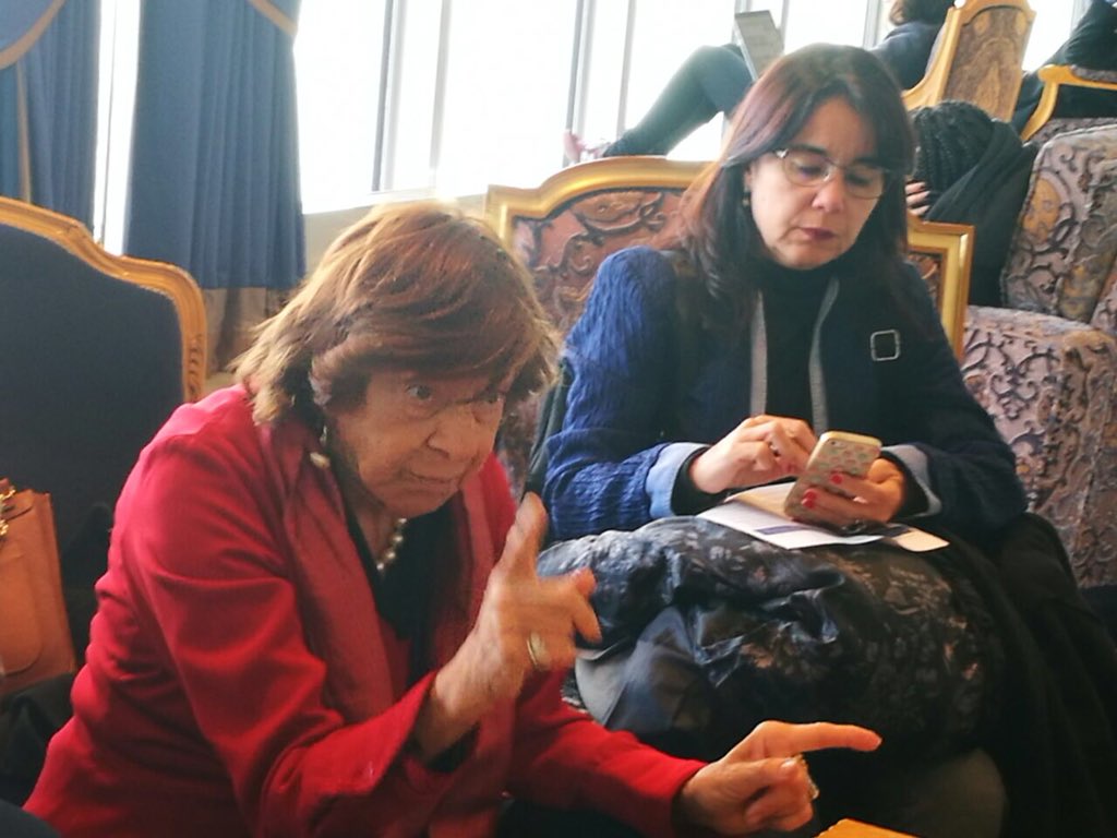 RSMLAC's tweet photo. #RSMLAC en reunión de organizaciones y feministas de América Latina y el Caribe. #LACWHN in meeting of Latin American and Caribbean NGOs in the #CSW62 https://t.co/FK3dITTwmP