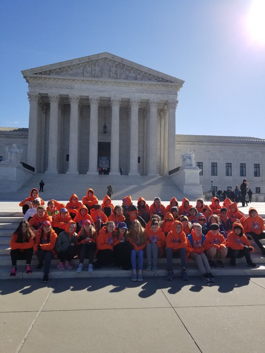 Bus 4 outside the Supreme Court! @dcmavs2018 #dcmavs2018