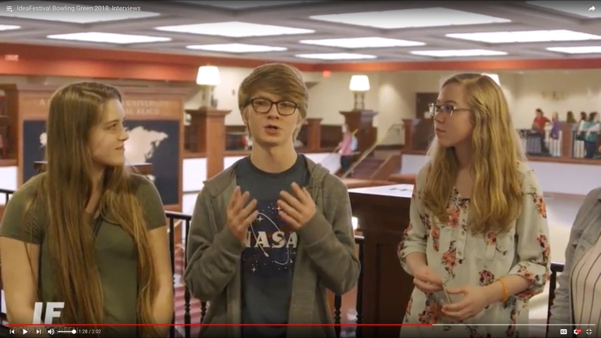 IdeaFestivalBG's tweet image. Have you seen our video of interviews at #IFBG18? Thanks, @vidmonsterpro!  youtu.be/4ba_Kyw19ig @andeerudloff @KYScience @kyinnovation @PotterGrayPride @LesNicholsArt @MakerMobileIN @NewtonsAttic @MuamerRazic @sarah_nuse @natalie_hinkel #FSHS