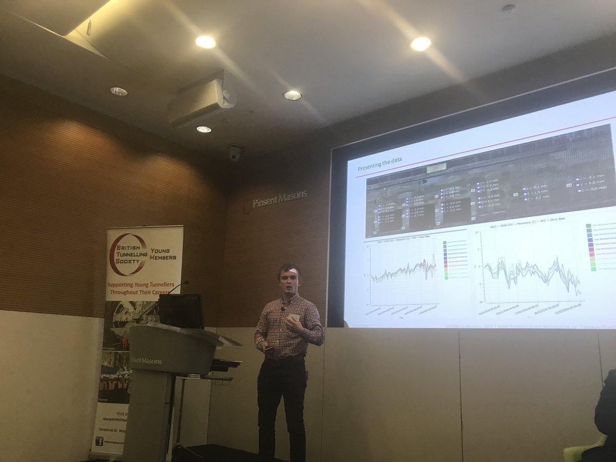 BTSYM's tweet photo. The final presentation of our 2018 Conference is delivered by Divik Bandopadhyaya, Edward Avery and William Evett representing @TidewayLondon and CVB covering Asset Protection implications and short and long term I&M for TTEAS. #btsym2018 #conference #DrivingInfrastructureForward https://t.co/pdK4SnxtGB