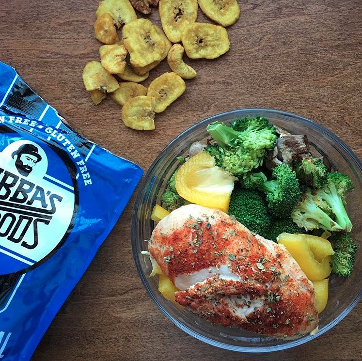 #Repost: #MealPrep for the win: roasted chicken with cayenne pepper and lime + roasted veggies + #bubbasfinefoods Savory Original Snack Mix! 📷: @ purely_healthy_living
