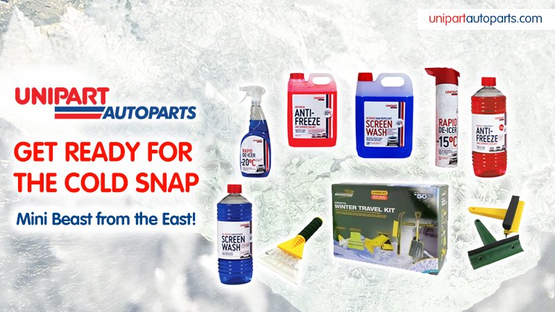 UnipartAutopart's tweet photo. Are You Ready For The 'Mini Beast From The East' ??

Stock Up On Your Unipart Winter Chemicals!!

#BeastFromTheEast2 #snow #coldweather https://t.co/xjZQtMkvm8
