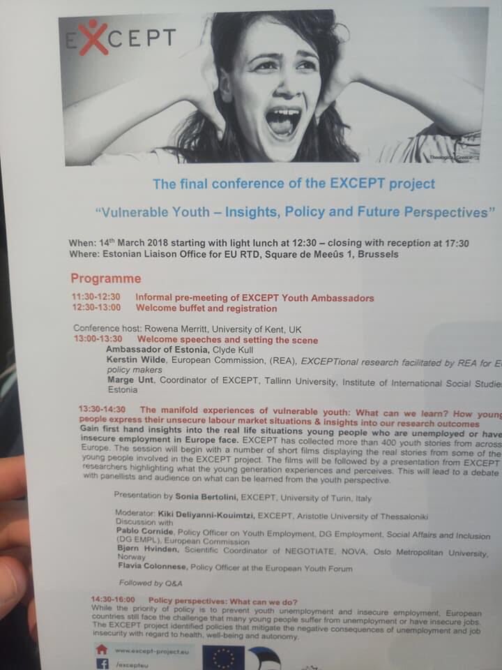 Great final conference <a href="/except_eu/">Except project</a> except-project.eu