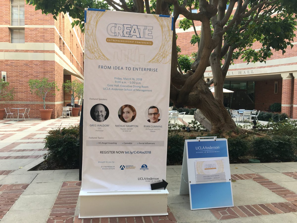 VanessaGVasquez's tweet image. Join us today starting at 10am for the @EA_Anderson CrEAte Conference with speakers from @omaze, #sitwithus &amp;amp; @Invoice2go #whyanderson