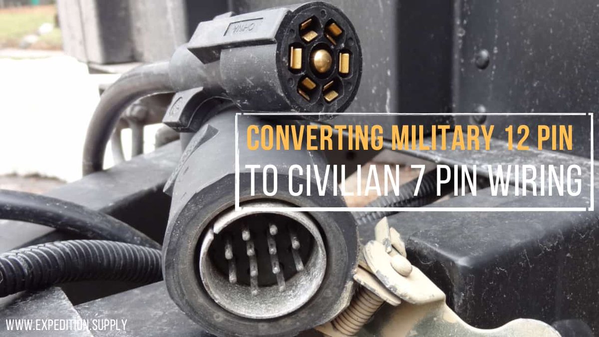 ExpeditionBuilt's tweet photo. How to convert military trailer wiring for civilian use https://t.co/NGOuMaLjhd https://t.co/kzYddbvRPt
