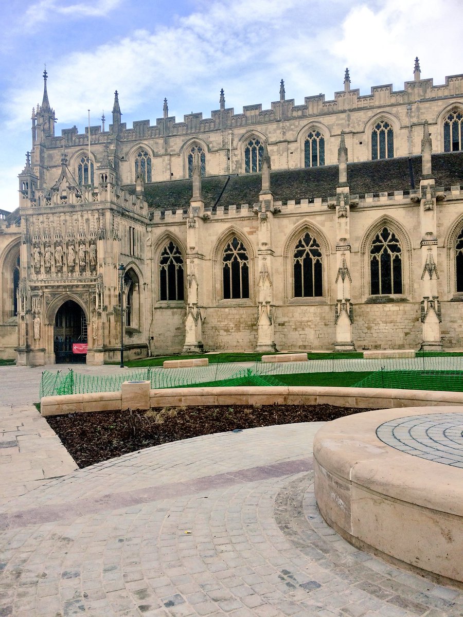 owentg's tweet photo. Loved seeing @ProjectPilgrim1 works finally nearing completion and refreshing to see new interpretation placing @GlosCathedral in the context of the whole city. And a shout out for @gloucesterrugby, of course #glawsfamily https://t.co/cSa9tGX1FZ