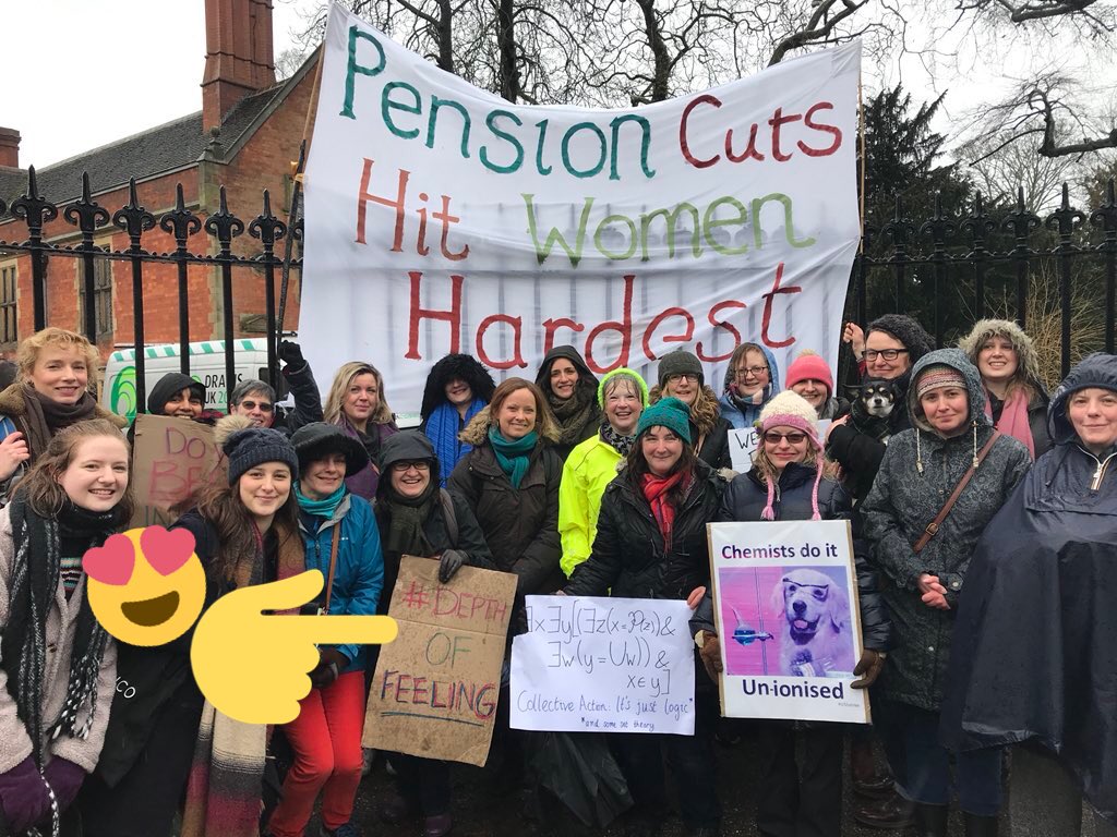 UniversityWork's tweet photo. When u see #depthoffeeling hashtag on the picket ๐๐โ๐
#NoCapitulation #GIFusourpensions #USSstrikes #ucustrike #strikeforuss https://t.co/l9H9JokyvV
