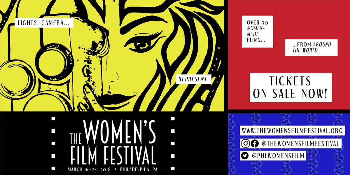 phlwomensfilm's tweet photo. Lights. Camera. Represent! The Women’s Film Festival is starting loudly and proudly, and we can’t wait to see y’all there.
Program: https://t.co/WpOX48eh3B
#TWFF2018 https://t.co/TOcAXXmb65