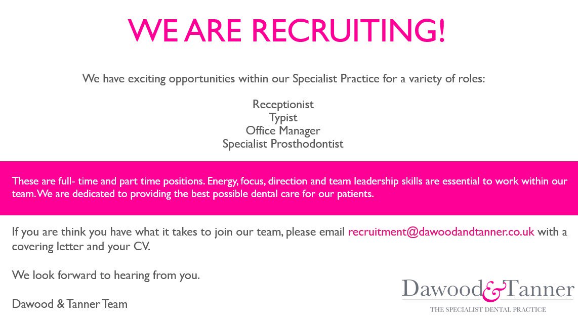 DawoodandTanner's tweet photo. Are you looking for a new challenge? #recruiting #newjob #joinourteam #dawoodandtanner https://t.co/fUlyMTXiBL