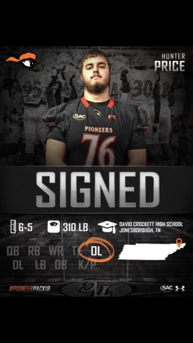 HunterPrice76's tweet photo. Today was one of the happiest days of my life. Finally accomplished one of my dreams. Thanks to Pioneer Nation and all the supporters for a great four years! https://t.co/EECCMPUbws