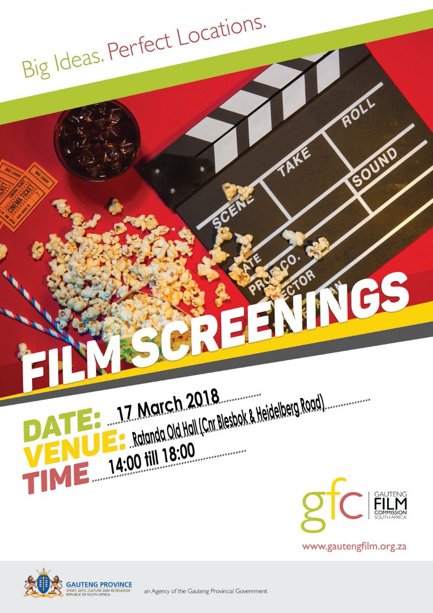 mapepeza_media's tweet photo. @GautengFilmCom comes to Ratanda township in Heidelberg, @LesediLocalMuni tomorrow. 
Local stories will be premiered for the community to witness.
Big ideas. Perfect Locations.

Venue: Ratanda Old Hall
From 2-6 PM https://t.co/l0S0y4OtZm
