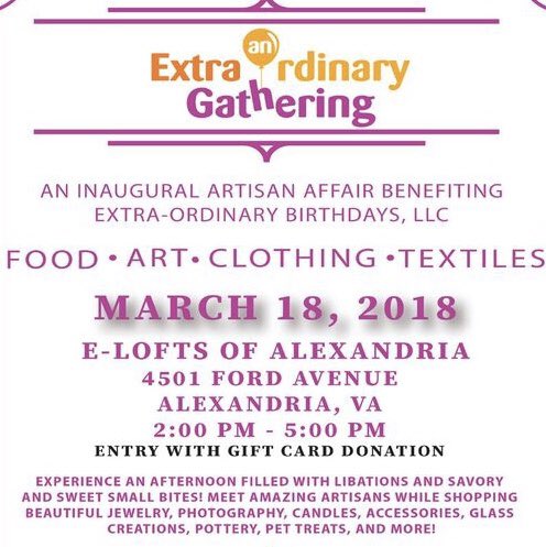 eloftsapts's tweet photo. Dont forget to join us this Sunday at e-lofts for an 'Extra-Ordinary Gathering!' Food, fun, and art, all while supporting Extra-Ordinary Birthdays! Learn more about the event here: https://t.co/1Eym7hQsEU #elofts #event https://t.co/AjoqXSlu4A