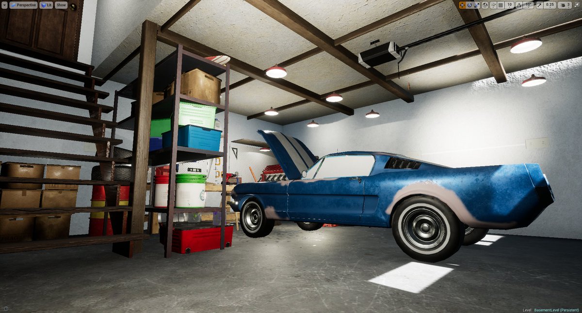 MiniWheelsGame's tweet image. Our garage is almost ready with the new car being installed inside! 🏎️ Would you like to test it out and go for a ride with us?
#EpicFriday #gamedev #indiegame #racing #karting #PimpMyRide #UE4 #testdrive