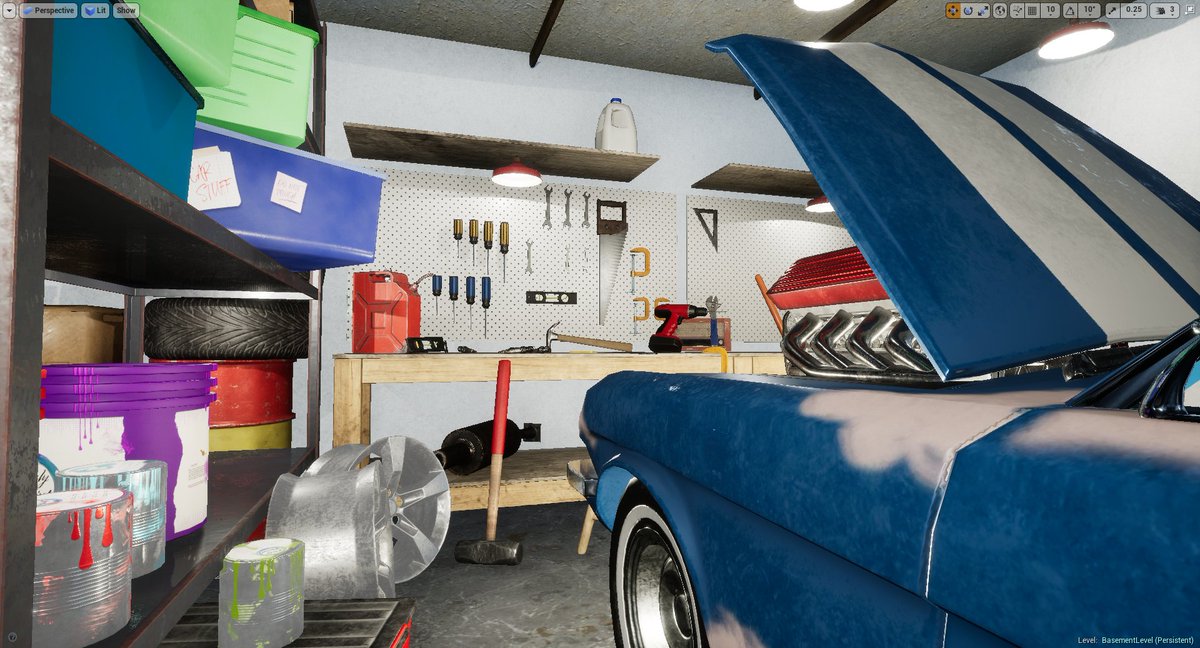 MiniWheelsGame's tweet image. Our garage is almost ready with the new car being installed inside! 🏎️ Would you like to test it out and go for a ride with us?
#EpicFriday #gamedev #indiegame #racing #karting #PimpMyRide #UE4 #testdrive