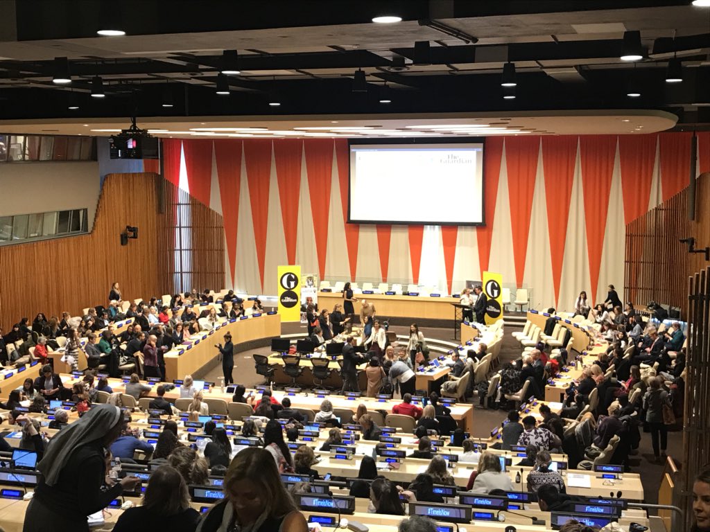revdionneb's tweet photo. @ecumenicalwomen and sister peacemakers at @UN_Women at side event #MeToo-What NOW? Women in the Media: From Outcry to Action! TOGETHER we can end gender based violence NOW! #csw62 #EWCSW62 #TimeIsNow https://t.co/JHli0Vv9Lm