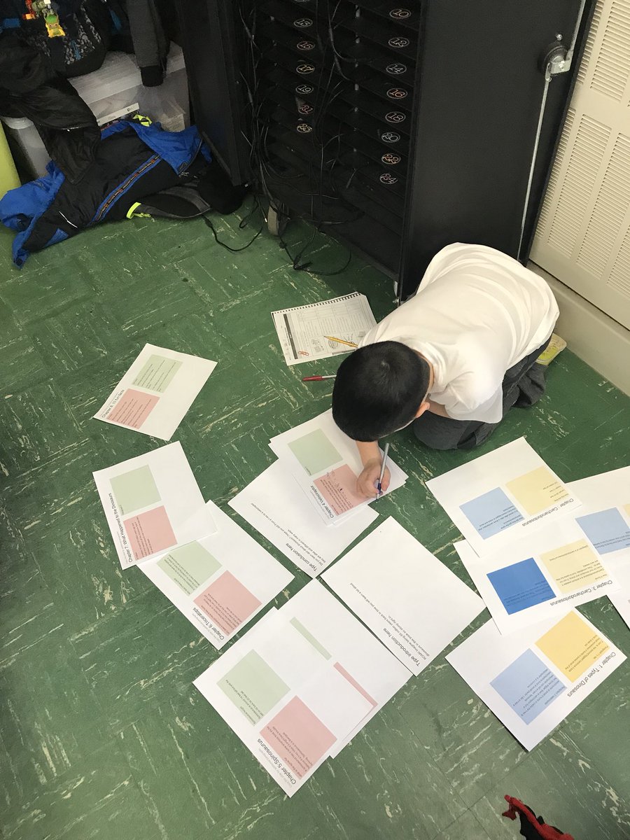 OAS_MrsLuther's tweet photo. Students look across their drafts for balance, structure, and organization while using their writers’ checklists to revise #tcrwp #MTPSpride #MTPSwrites https://t.co/1Bheh9zwWU