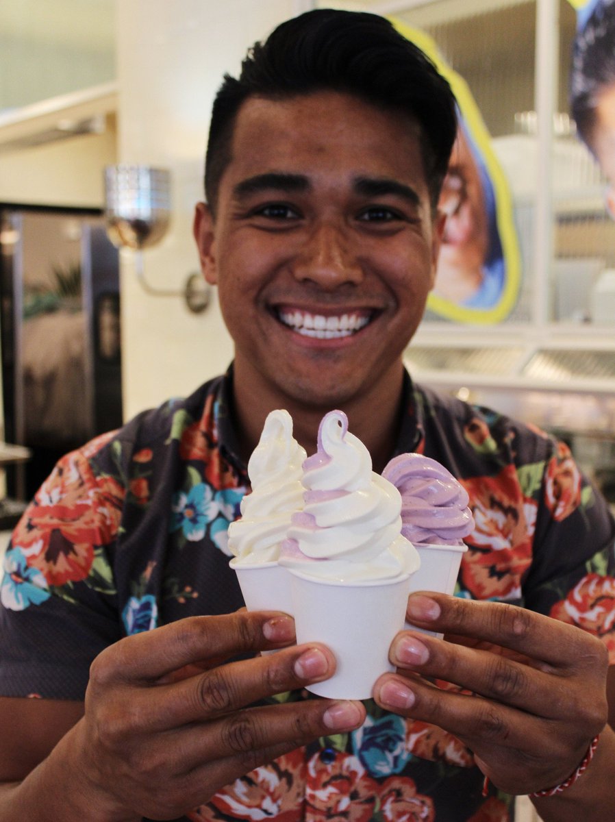 fork_knife's tweet photo. Today we introduce ICE CREAM! I can't wait for you to try our Ube, Calamansi, and "Bi-Curious" Soft Serves @CCCounterNY 🍦

#FlipSigiNYC #ChefsClubCounter https://t.co/viA5KF60FX