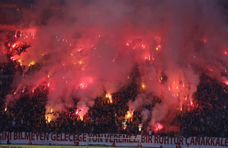European Scenes On Twitter Galatasaray At The Ali Sami Yen Stadium Today For A Training Session Ahead Of The Derby Against Fenerbahce Tomorrow