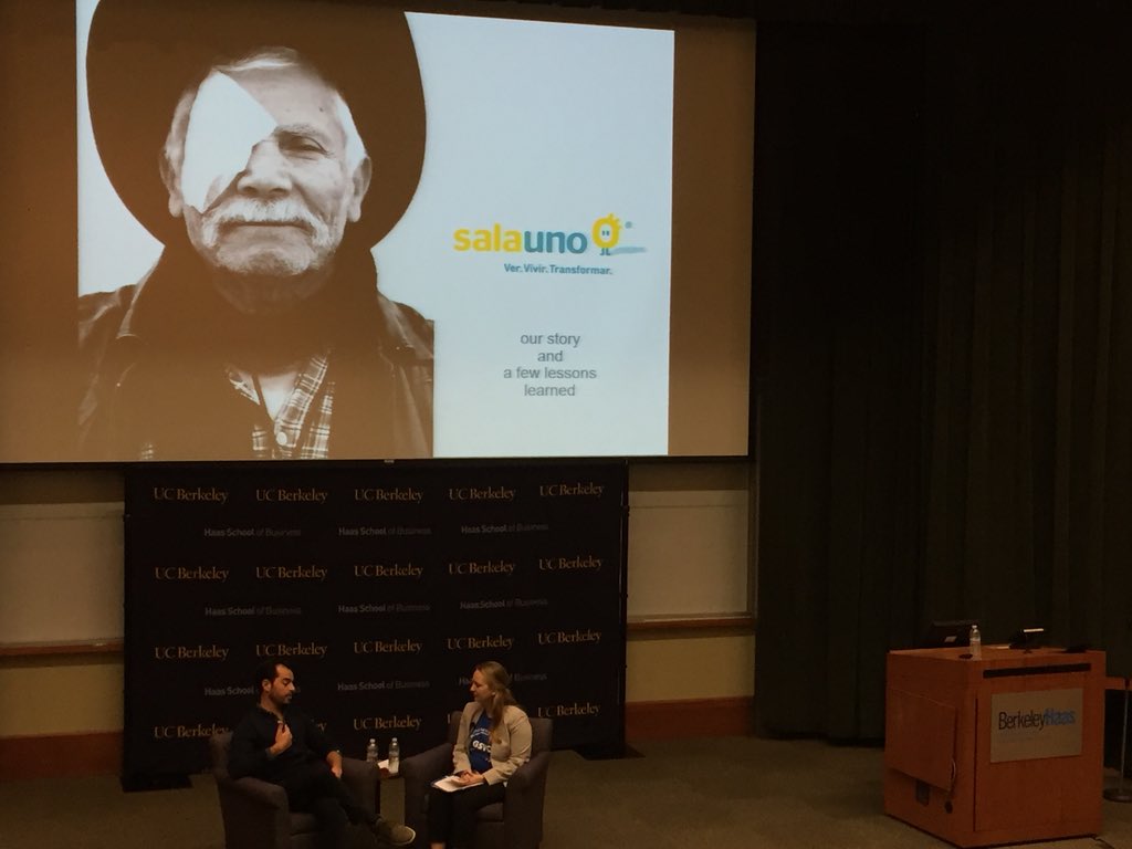 Haas_CathyG's tweet image. Learning about the great #socialimpact work @salaUno is doing in MX.  Awesome start to @GSVC #GSVC2018 @ImpactMBA @BerkeleyHaas