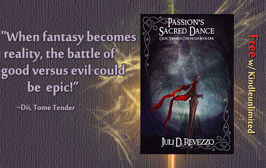 A real live knight had saved her…Who knew they still existed? PASSION’S SACRED DANCE hyperurl.co/b47j7u  read #free w/ #KU #Urbanfantasy #romance #IARTG
