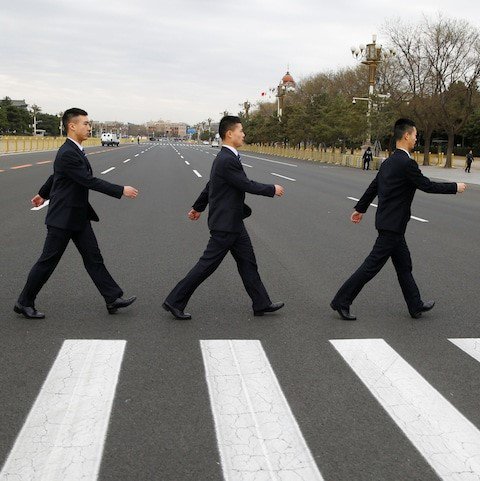 The Beatles with Chinese characteristics. 
 
Photo: Thomas Peter