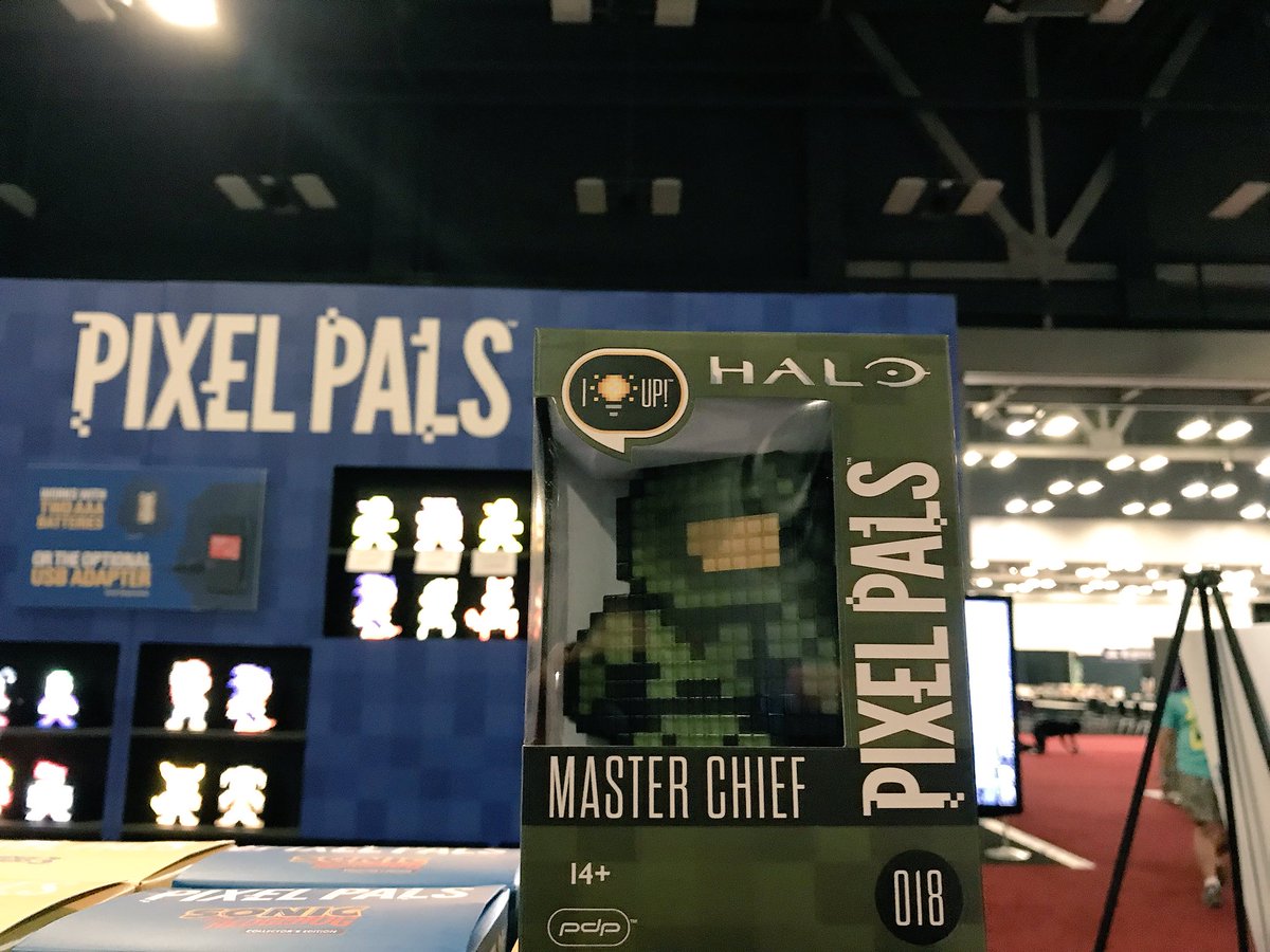 The first 10 people who visit our #SXSW booth today and say "finishing the fight" will get a free Master Chief #PixelPals!