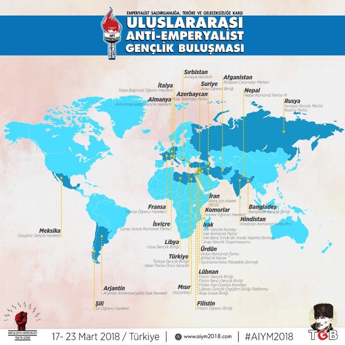 Kaygımız ortak, amacımız bir. Daha yaşanılabilir bir Dünya için 25 ülkeden 70 genç, binlerce üniversiteli ve liseli arkadaşımız bir araya geliyor. #DünyaGençliğiİstanbulda