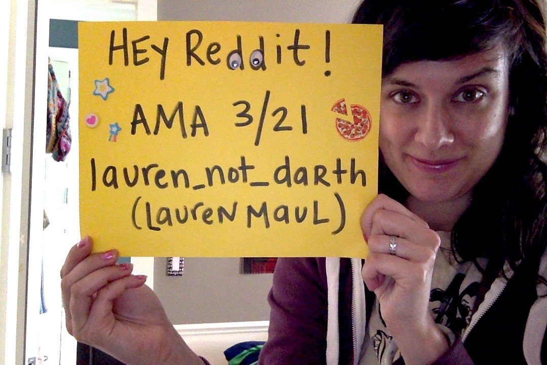 TheConnieHowe's tweet photo. UH OH get reddy @reddit! AMA on 3/21 <3
#apologiesfrommen #ama #laurenmaul https://t.co/PTXWqxpJVv