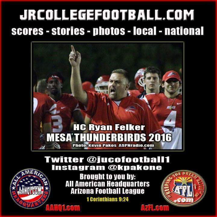 Junior College #Football #JUCO is being dropped at #Mesa #Glendale #Scottsdale, #Phoenix now #Tucson Pima In 2014 I had Mesa HC Ryan Felker on my radio show. Most of what he says explains why we need the sport to continue azfl.org/juco-football-…  #aspn