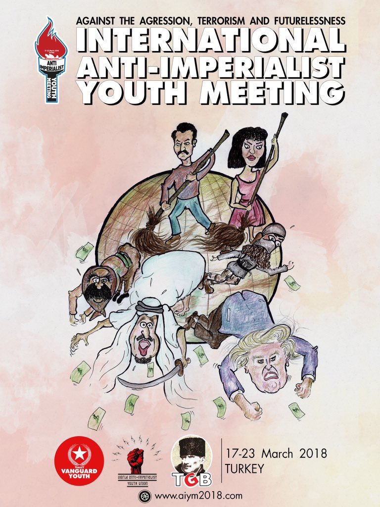 Dün Çanakkale, bugün Afrin.
Düşman yine Emperyalizm.
ABD’nin korkulu rüyası “Gençlik denilen Millet” Anti- Emperyalist cephede buluşuyor.

 #DünyaGençliğiİstanbulda