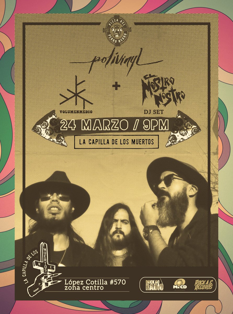 VOLUMENMEDIO's tweet photo. Al show de #CapillaDeLosMuertos se suma @polivinylmusica para echar bailongo con los @elmostronostro #RockAcRecords #RockLocal https://t.co/laBzNKXDaI