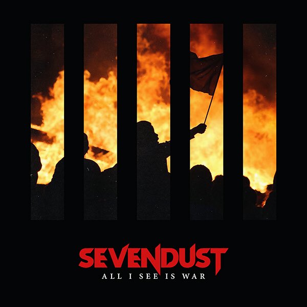 theReaperRadio's tweet photo. Sevendust new album ‘All I See Is War’ being released May 11th. Listen to the new song “Dirty” and  Pre-Order the album now. #Sevendust #AllISeeIsWar #SevendustTour #SevendustAllISeeIsWar #Sevendust2018 #SevendustNewAlbum https://t.co/0BeXtYtEX8