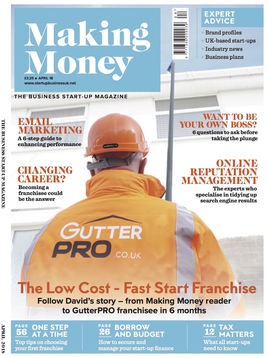 businessden's tweet image. Find out how David Ward went from Making Money reader to GutterPRO franchisee in just 6 months in the latest issue. Free download tinyurl.com/ycvw743u @gutterPROuk