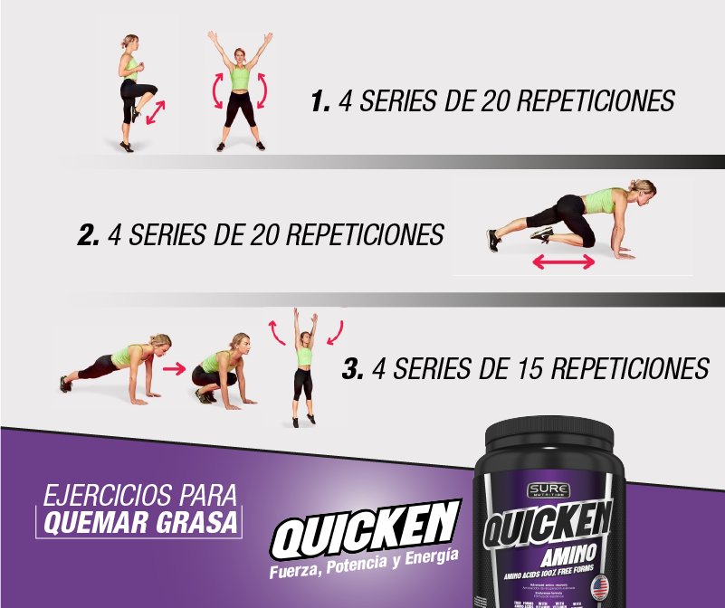 QuickenColombia's tweet photo. Esta rutina esta diseñada para quemar la grasa, tonificar los glúteos y tener una cintura de avispa, no necesariamente debes pasar días seguidos en el gym. Sólo necesitas seguir una buena rutina de ejercicios. #Quicken #Gym #Bodyfitness https://t.co/pFLatsS43f