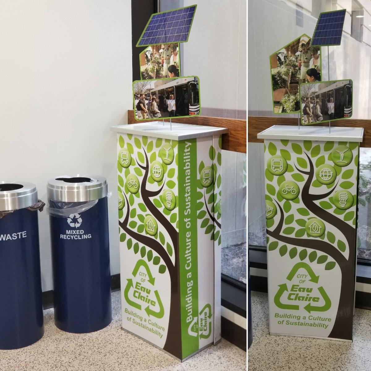 MuDModular's tweet photo. Talk about #Sustainability >>> Check out this MuD display from almost 6 years ago that's still in use in a public space TODAY #timeless #gogreen #JoinTheMuDMent https://t.co/MJkppUfgkB