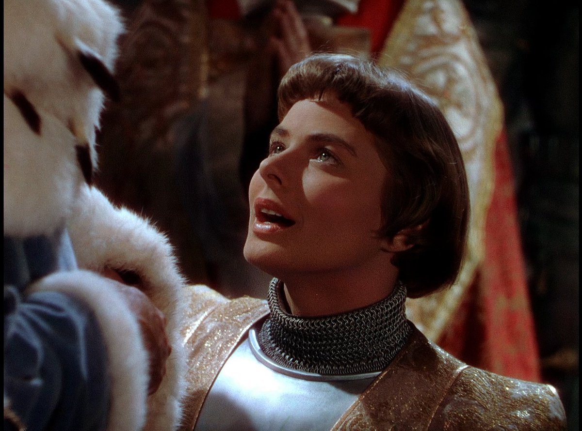 DVDBeaver's tweet photo. Joan of Arc Ingrid Bergman Blu-ray @KinoLorber https://t.co/rxpDBaG78E Director Victor Fleming's final film features Ingrid Bergman as a vivid and luminous Joan of Arc, the 15th-century French peasant girl who led the French in battle against the invading English, becoming... https://t.co/ko5JVfiptN