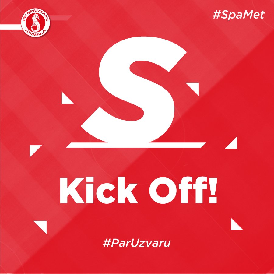 fkspartaks's tweet photo. Aiziiieeet!!! ⚽️ Let's get the game started !
📺Spēles tiešraide - @FutbolaVirsliga YouTube kanālā
#ParUzvaru #VirsligasKauss #SpaMet https://t.co/vBu7sIm2jS