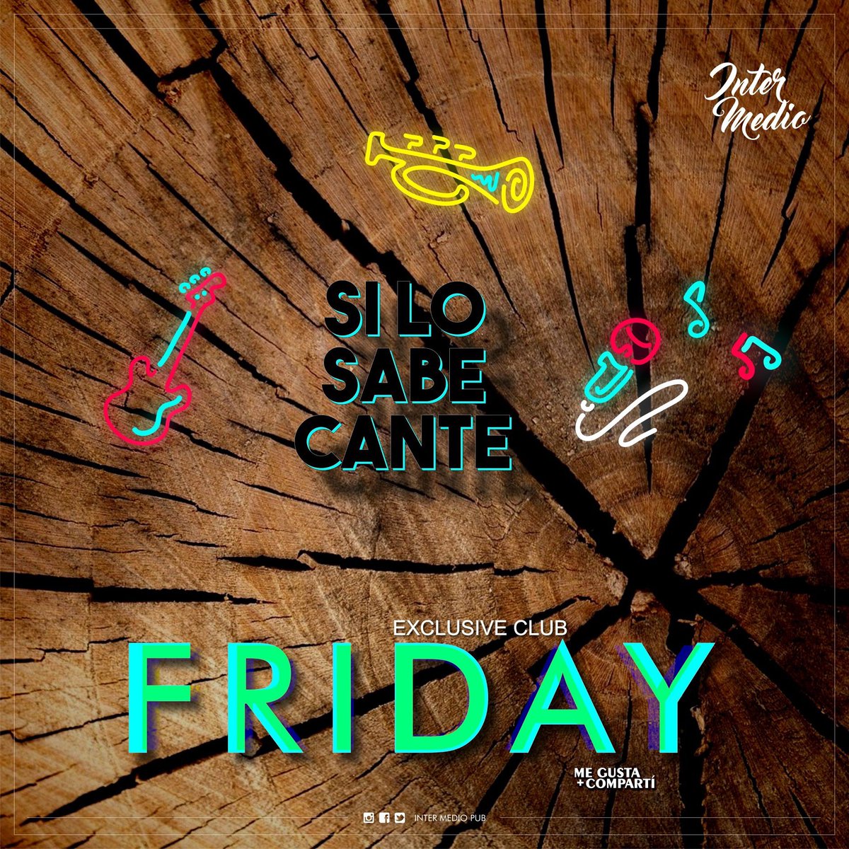 Intermediopub's tweet photo. Este VIERNES; vení a pasar una noche increíble junto a tus amiguesss ⚡️⚡️ Pizza + Karaoke y una gran fiesta 💣💣💣

➡ Reservas al whatsApp: 3471- 685231

Formá parte, no te quedes afuera 🔥 #InterMedio #LaExcusaPerfecta https://t.co/ZNj4HDlhuR