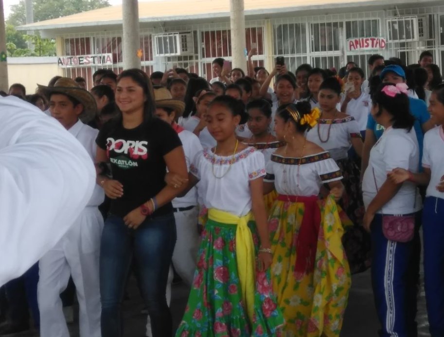 PyJtabasco's tweet photo. Villahermosa, Tabasco, 16 de Marzo; Política&amp;Justicia.- Hoy acompañados de Doris del Moral, inauguramos en la telesecundaria "José María M." de Lomitas, Nacajuca, Act. del Programa Nacional de Convivencia Escolar,🤼@setabasco @AngelSolisCar #EducarParaLaVida https://t.co/SJRG65kFZD