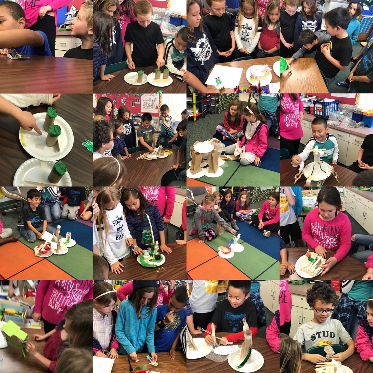 StephanieAdria7's tweet photo. STEAM challenge... leprechaun trap engineering in action.  @TLSHawks https://t.co/54vHYkN2GP