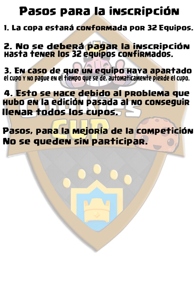 CookiesCup_CR's tweet photo. GALLETAS, no hemos muerto, aún estamos con las inscripciones abiertas para la competición, no duden en inscribirse!!! https://t.co/txv2QMenpo