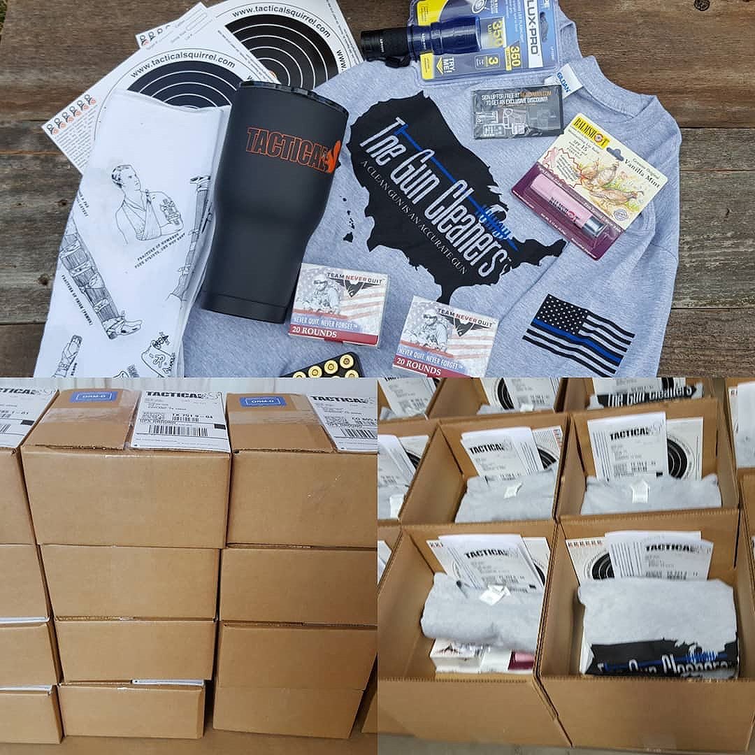 Team_neverquit's tweet photo. Reposting @tacticalsquirrel:
...
Packing boxes this weekend. Getting ready to ship out Monday and Tuesday. #tacticalsquirelgear #squirrelsrock #leaguecitycoatings #sinterfire #teamneverquit #springguncleaners #wildernesssurvivalcard #readyman #lexpro #ratstourniquet #patriots https://t.co/w8UY7mJFA4