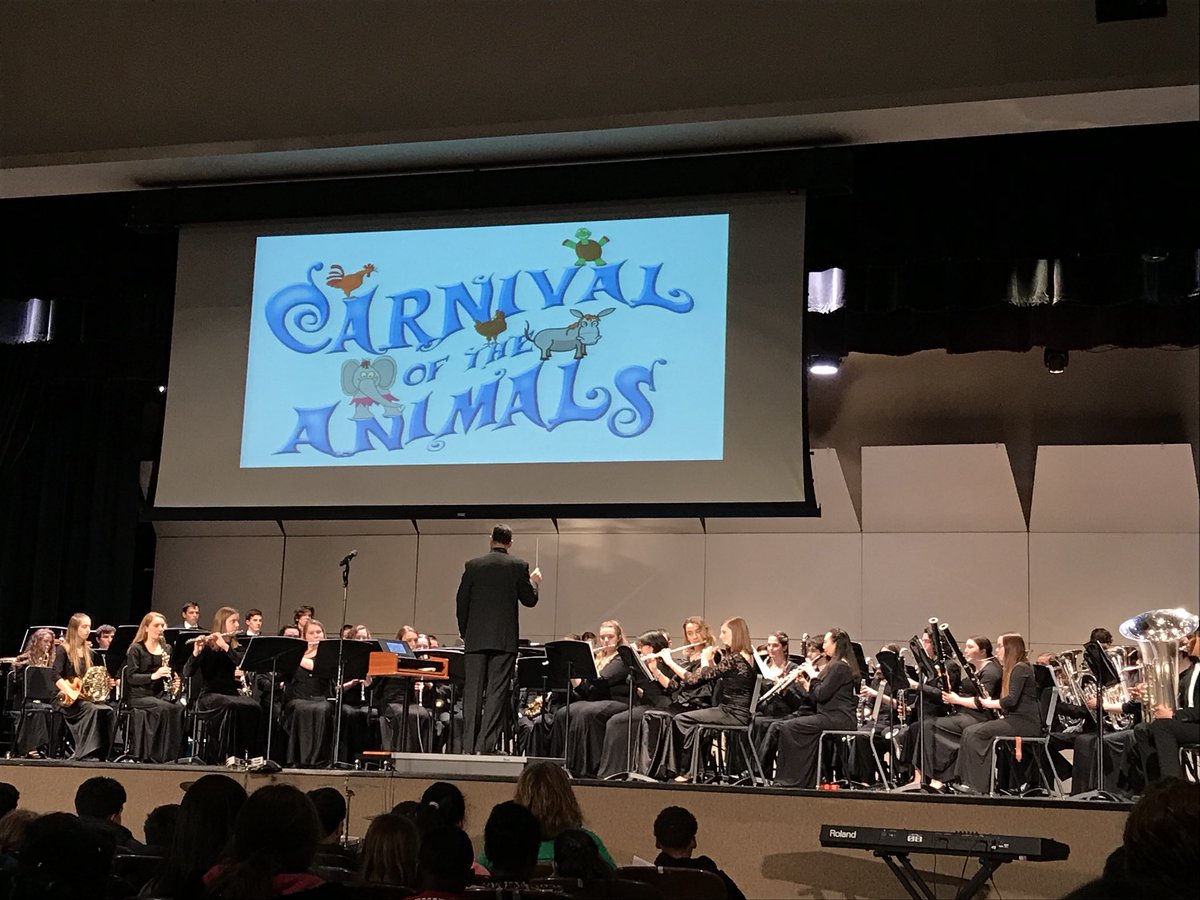 Enjoying very much the outreach concert at Downers Grove North with 4th and 5th grades!