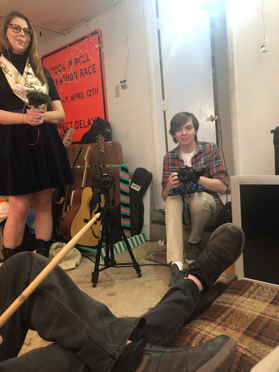 Doing an interview for #trianglepsychfest with