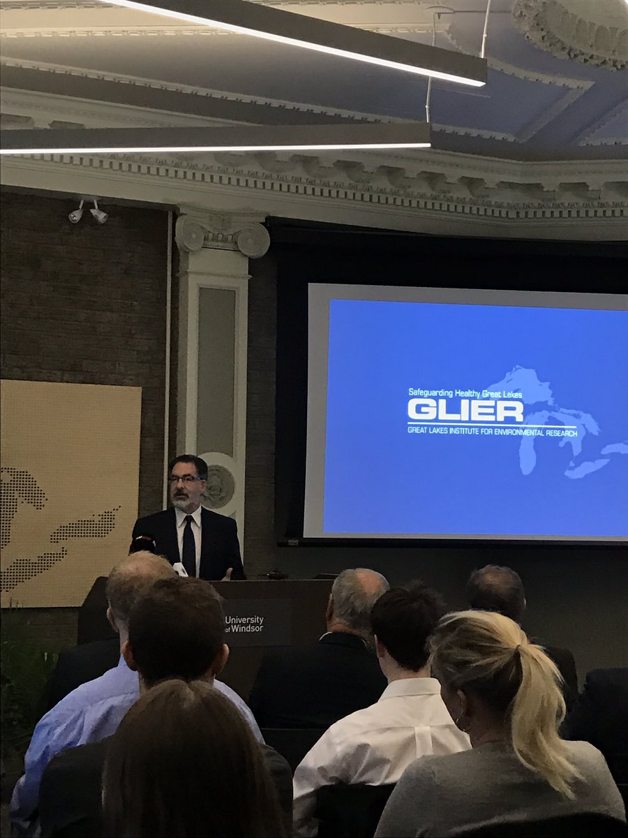 Scien_Fish's tweet photo. Great launch event for large, bi-national, and collaborative RAEON grant awarded to @fisk_lab @GLIERUWINDSOR! Moving science forward with real-time data collection for the Great Lakes! https://t.co/vlMSAjMpUW