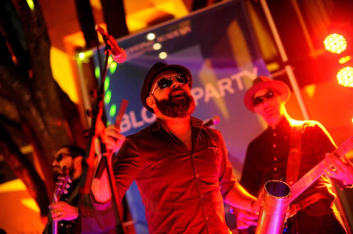RecordingAcad's tweet photo. Music, that's what it's all about! 🎶 🎤 We had the pleasure of bringing to the stage @TheBrandyClark, @beholdmelat, and @grupofantasma at our #GRAMMYBlockParty!
See more #SXSW updates ➡️ https://t.co/nMBjPr7QuF https://t.co/2Qx8FIMYvO