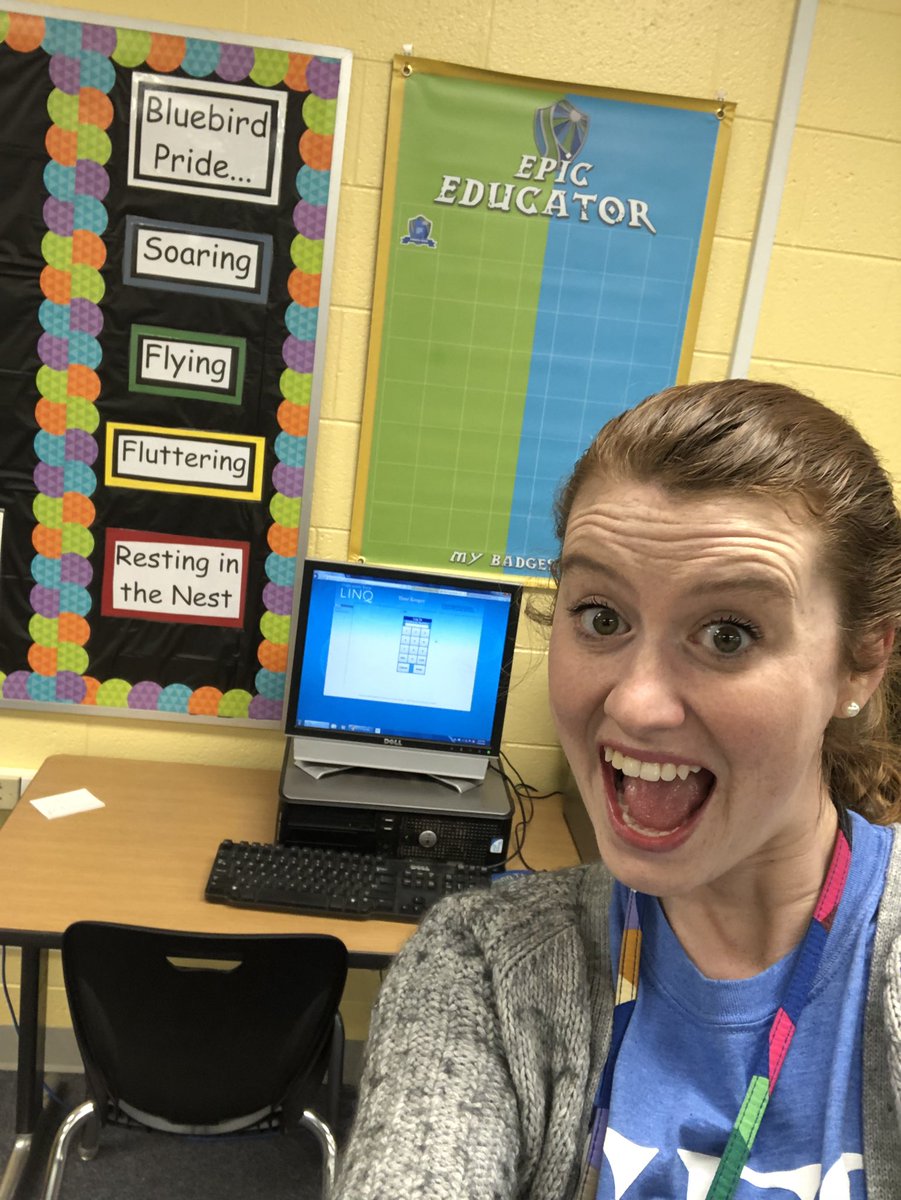 lakensimpson's tweet photo. When your banner is delivered you must quickly hang it up and snap a selfie! #EPICacademy #SCSED #NCed https://t.co/ufacO2Vyjp